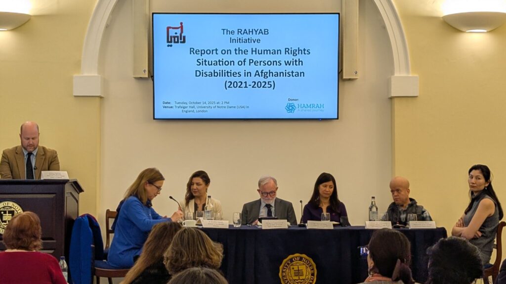 RAHYAB Initiative Launches Report on the Human Rights of People with Disabilities
